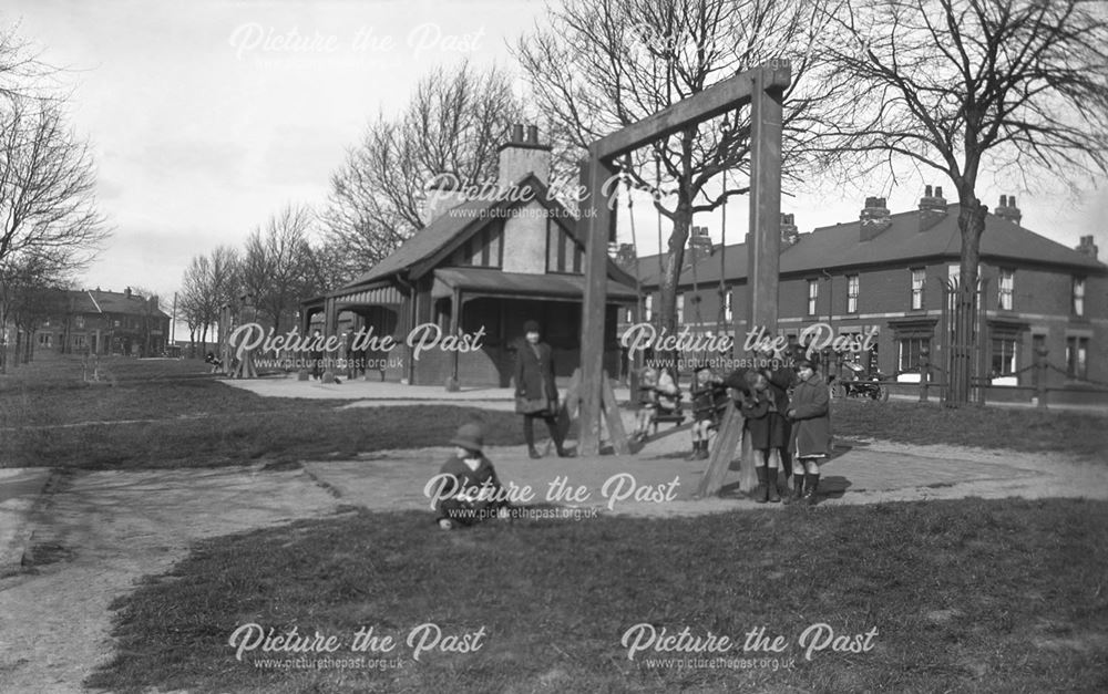 Recreation ground, Little Chester, Derby, c 1925