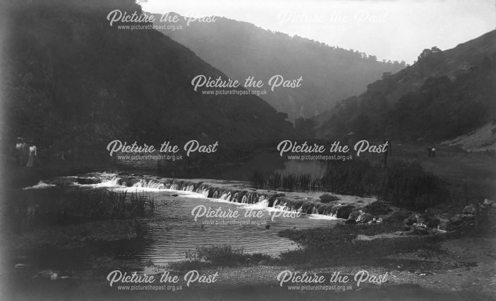 Weir, Dovedale, c 1914 ?