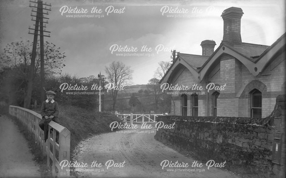 Railway station, Coxbench, c 1910