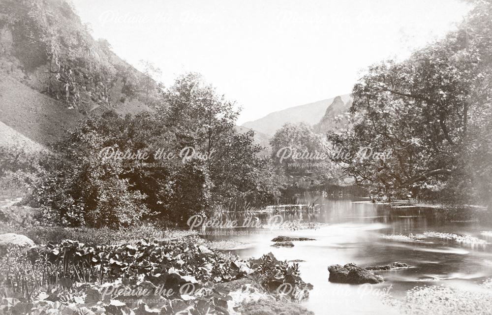 River Dove, Dovedale, c 1880s