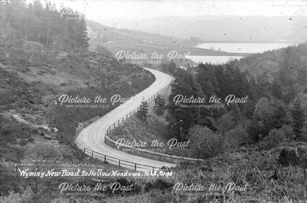 Wyming new road to Hollow meadows, Rivelin, c 1900