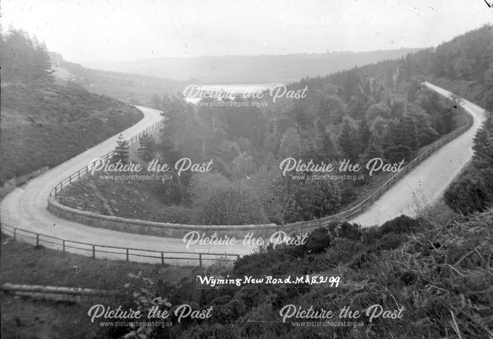 Wyming new road, Rivelin, c 1900