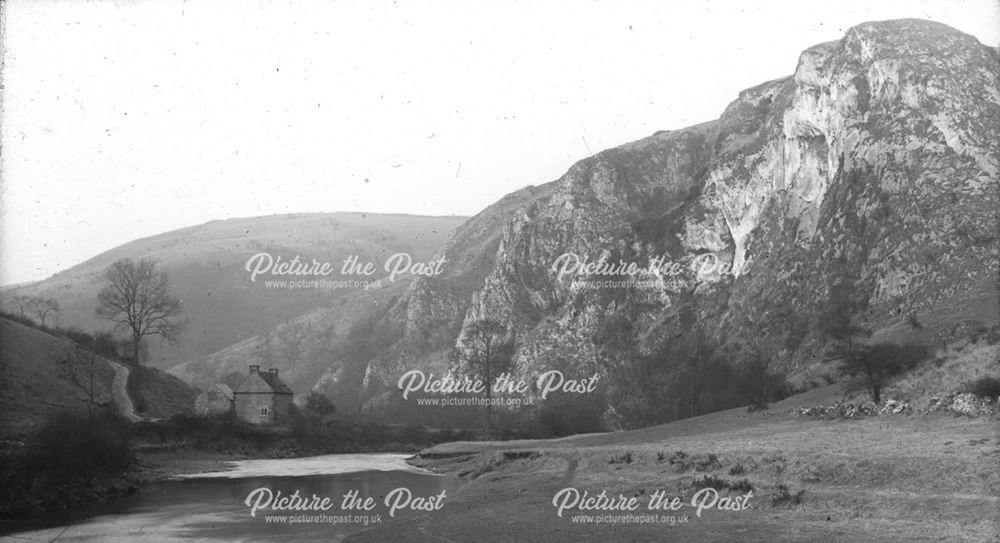 Beeston Tor, Manifold Valley, c 1900