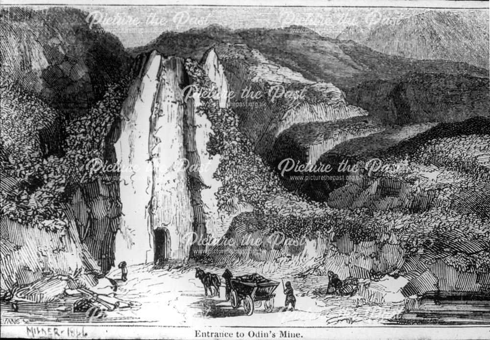 Entrance to Odin's Mine, Castleton, 1866