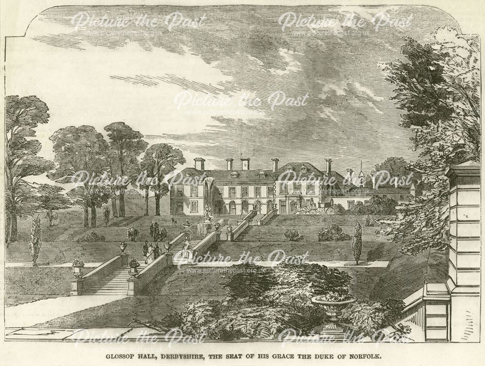 Glossop Hall, Manor Park Road, Glossop,  early 1800s?
