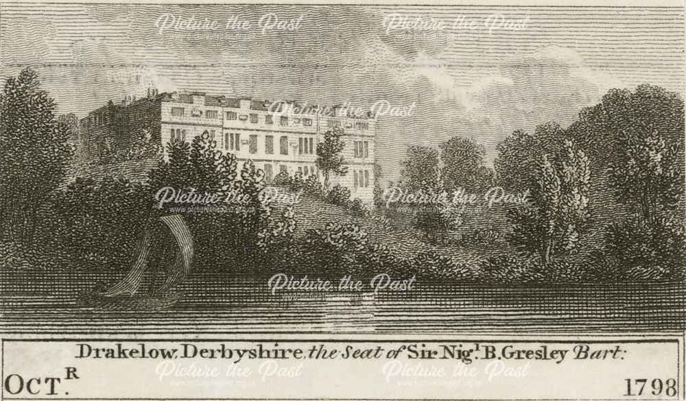 Dakelow Hall, Walton Road, Drakelow, near Burton upon Trent, 1798