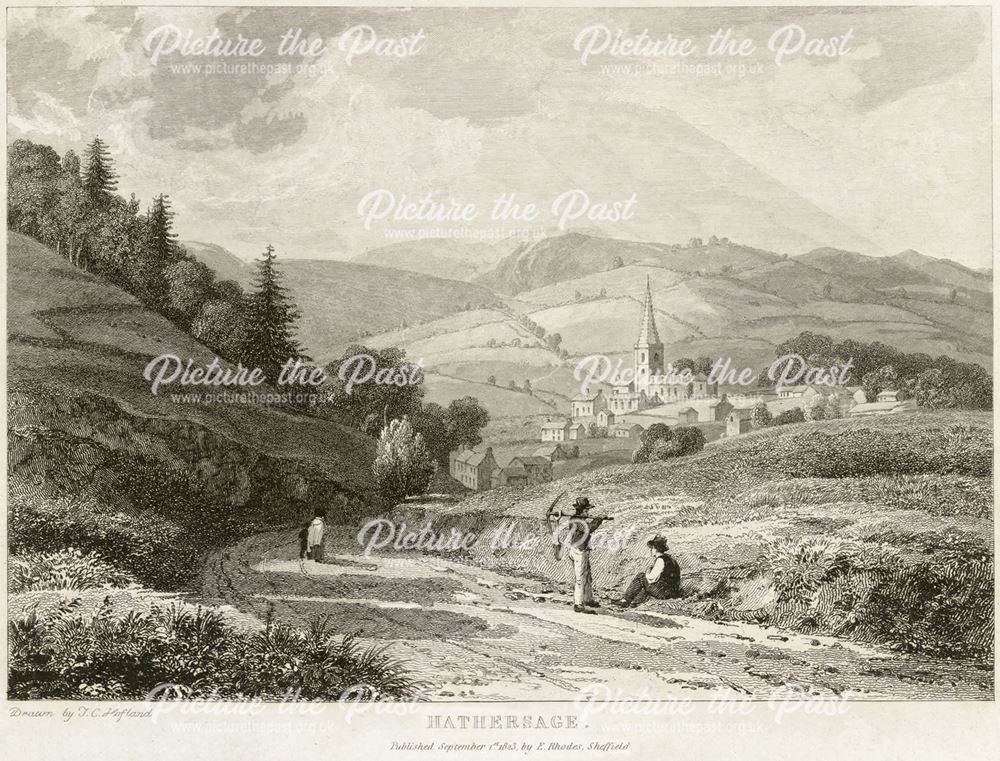 View of Hathersage, 1823