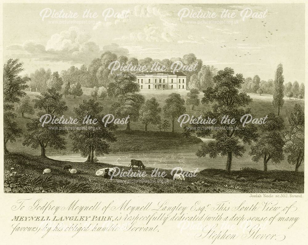 Langley Park, Meynell Langley, Kirk Langley, c 1850