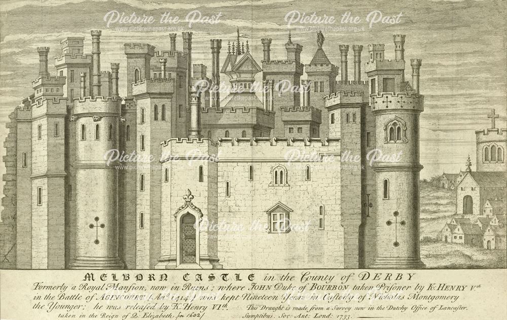 Melborne Castle, Castle Street, Melbourne, 1733