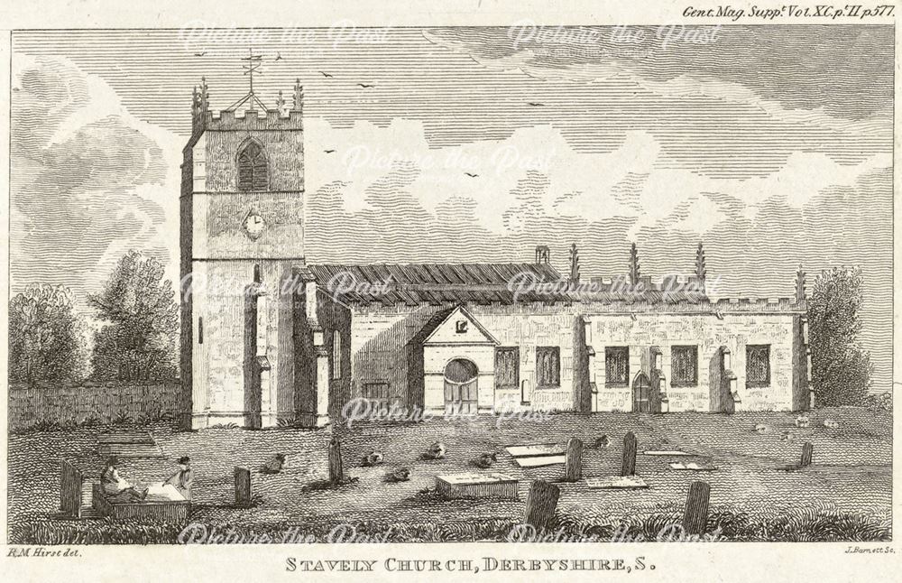 St John the Baptist Church, Church Street, Staveley, c 1800?