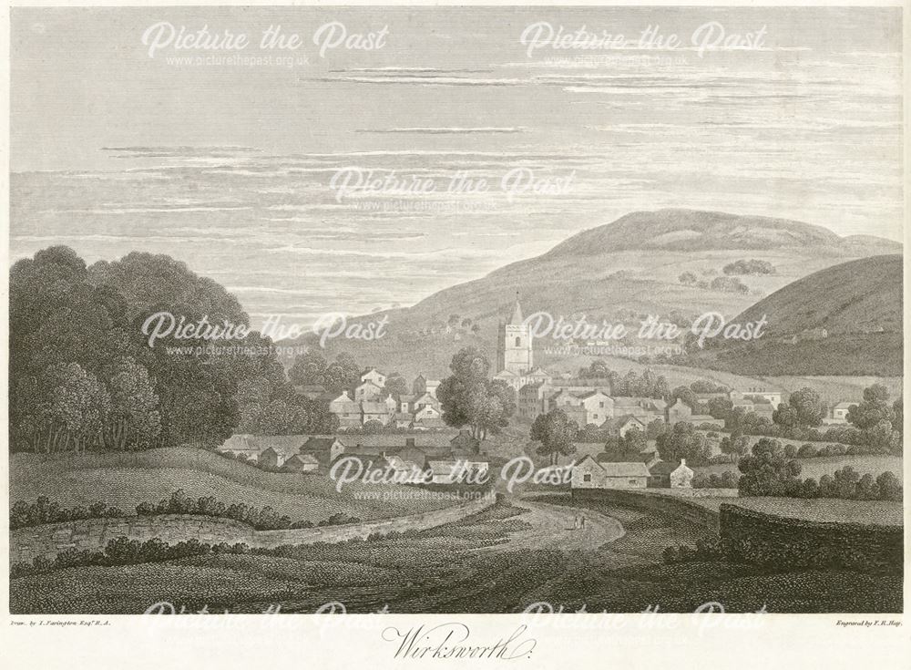 View of Wirksworth, c 1800