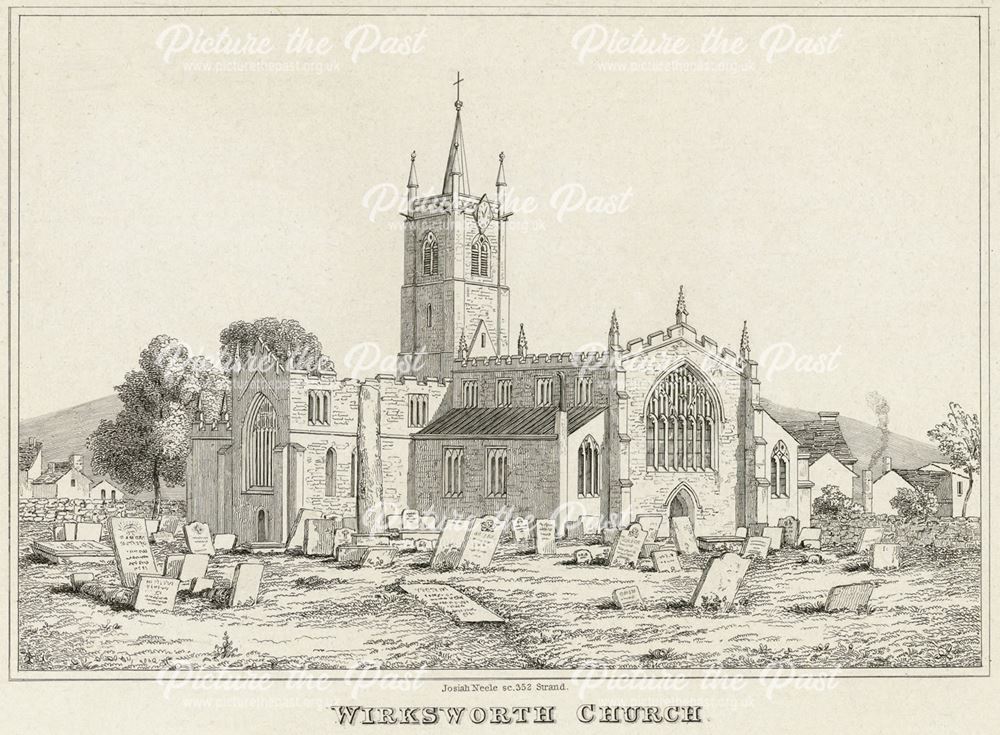 St Mary's Church, St Mary's Gate, Wirksworth, c 1800