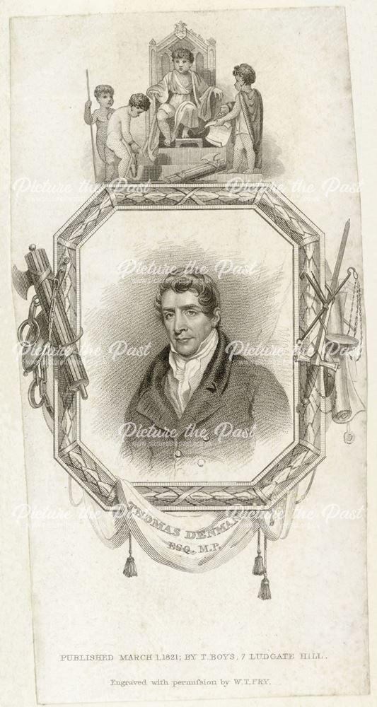 Dr Thomas Denman MD (1779û1854), Alvaston, Derby, 1821
