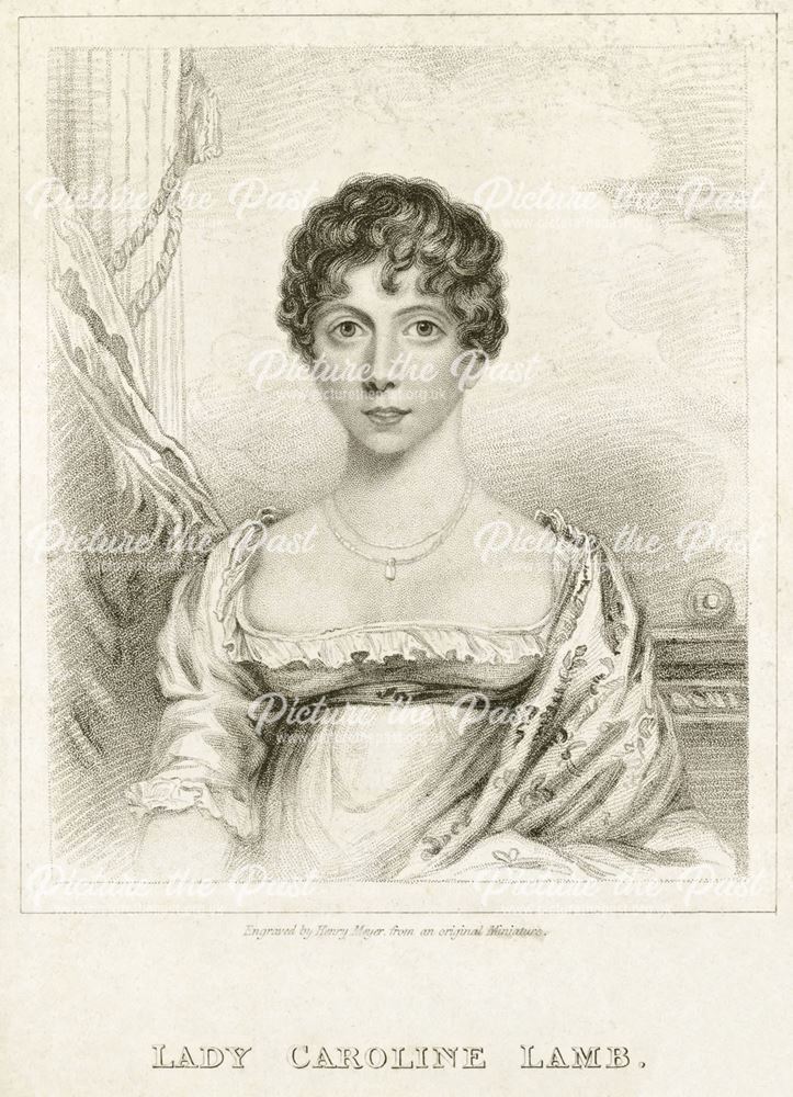 Lady Caroline Lamb (1785-1828), Melbourne Hall, c 1800