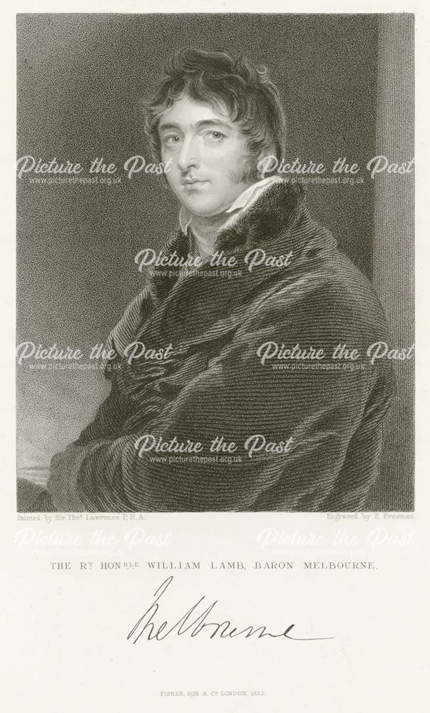 The Right Honorable William Lamb, Baron Melbourne, Melbourne Hall, 1832