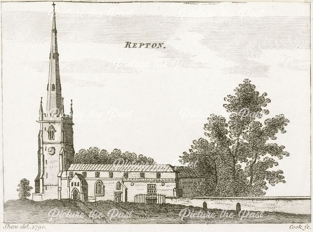 St Wystan's Parish Church, Repton, 1790