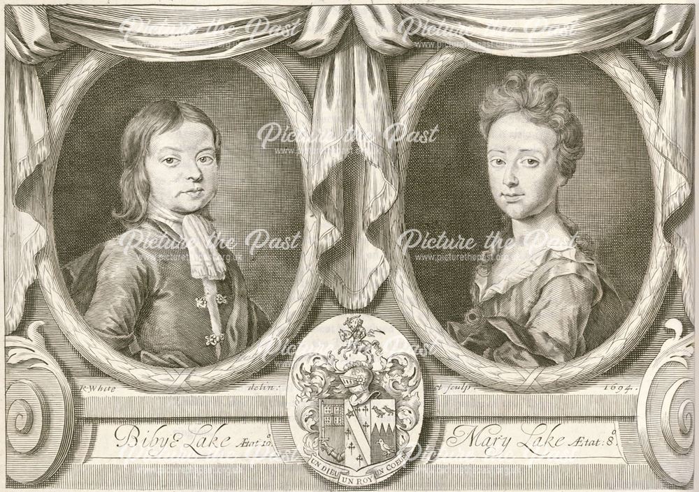 Bibye Lake (aged 10) and Mary Lake (age 8), 1694