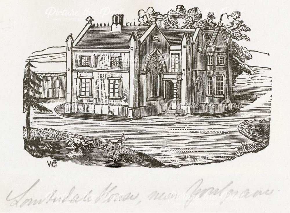 Lomberdale Hall, Middleton-by-Youlgreave, Bakewell, c 1844?