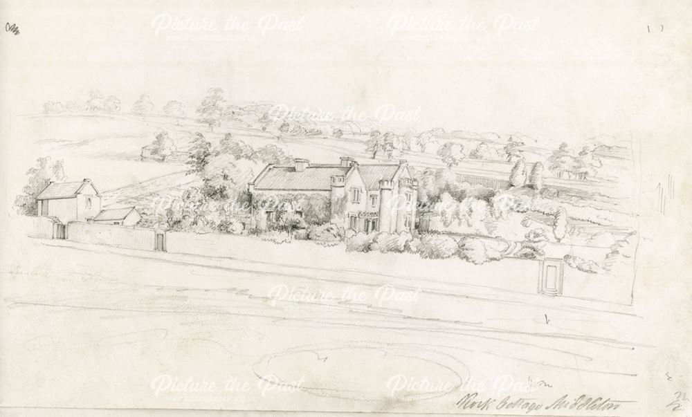 Lomberdale Hall, Middleton by Youlgreave, c 1844?