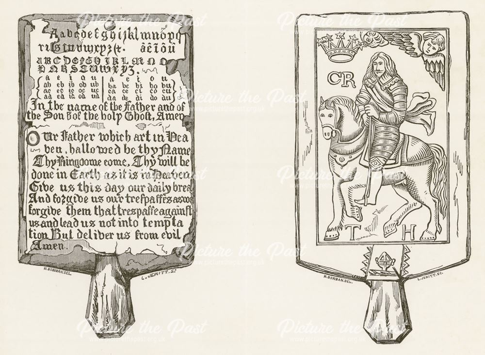 Illustrations in Thomas Bateman's Lysons Magna Britannia, Derbyshire, 1850?