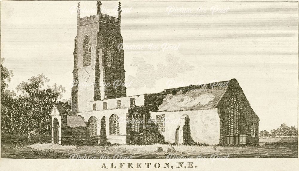 St Martin's Parish Church, Church Street, Alfreton, c 1794