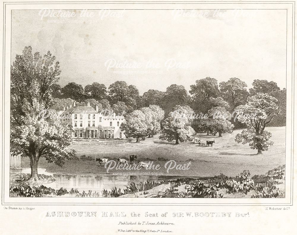 Ashbourne Hall, Cockayne Avenue, Ashbourne, c 1800?