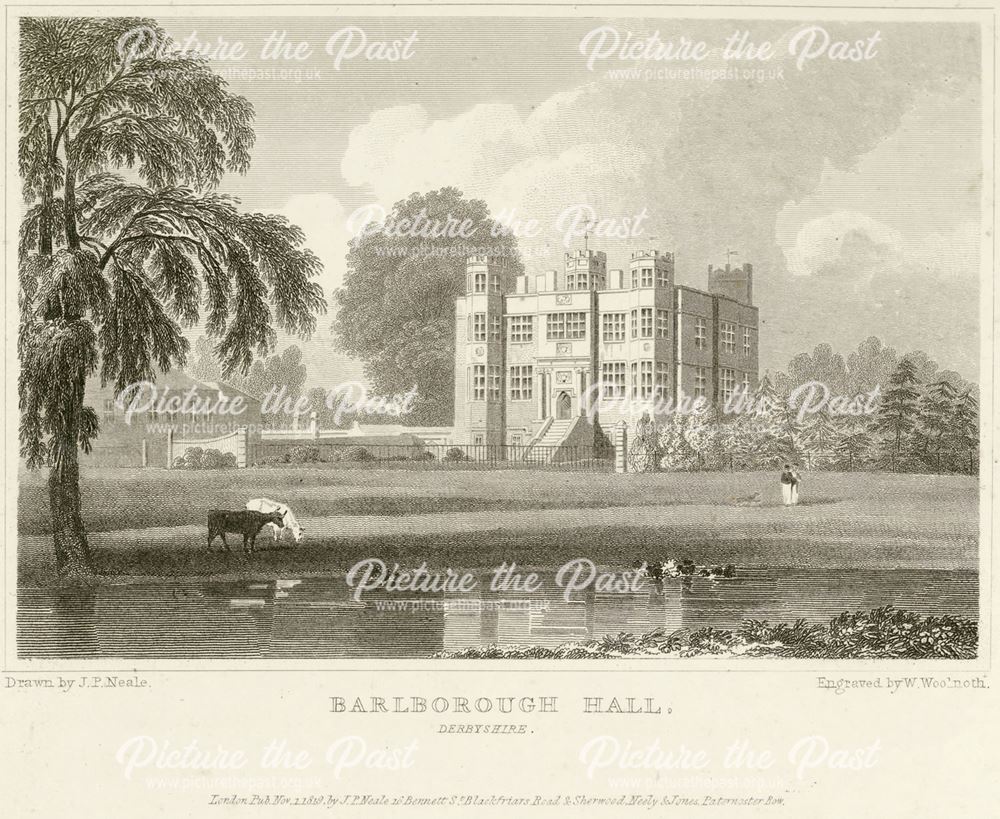 Balborough Hall, Ward Lane, Barlborough, Chesterfield, 1819
