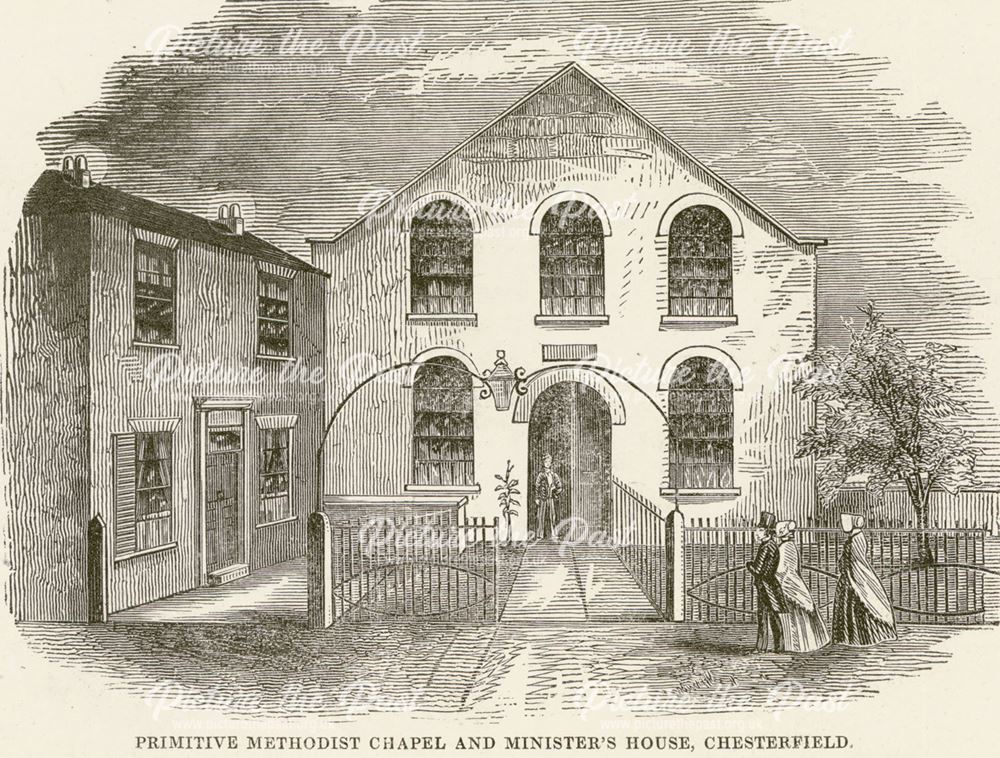 Primitive Methodist Chapel and Minister's House, Markham Road, Chesterfield, c 1840s