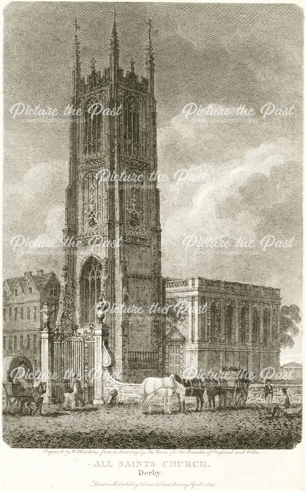 All Saint's Church (Derby Cathedral), Iron Gate, 1803