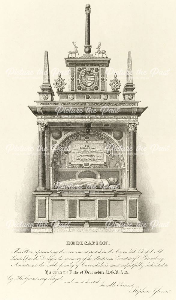 Cavendish Chapel, All Saint's Church (Derby Cathedral), Iron Gate, c 1820?