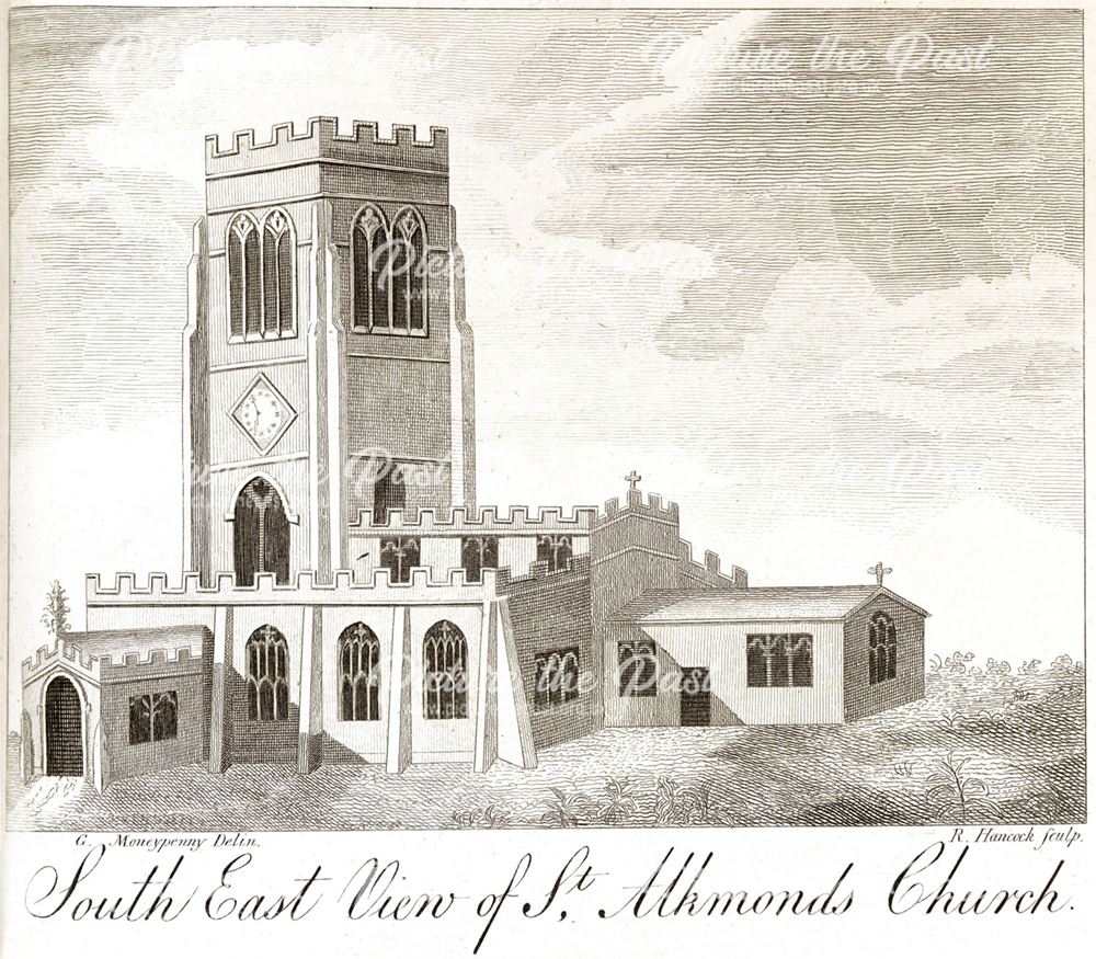 St Alkmonds (Alkmunds) Church, Queen Street, c 1750?