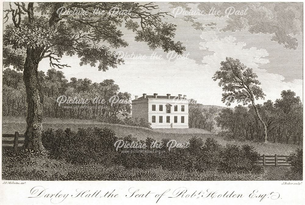 'Darley Hall, the seat of Robert Holden Esquire', Darley Park, c 1810?