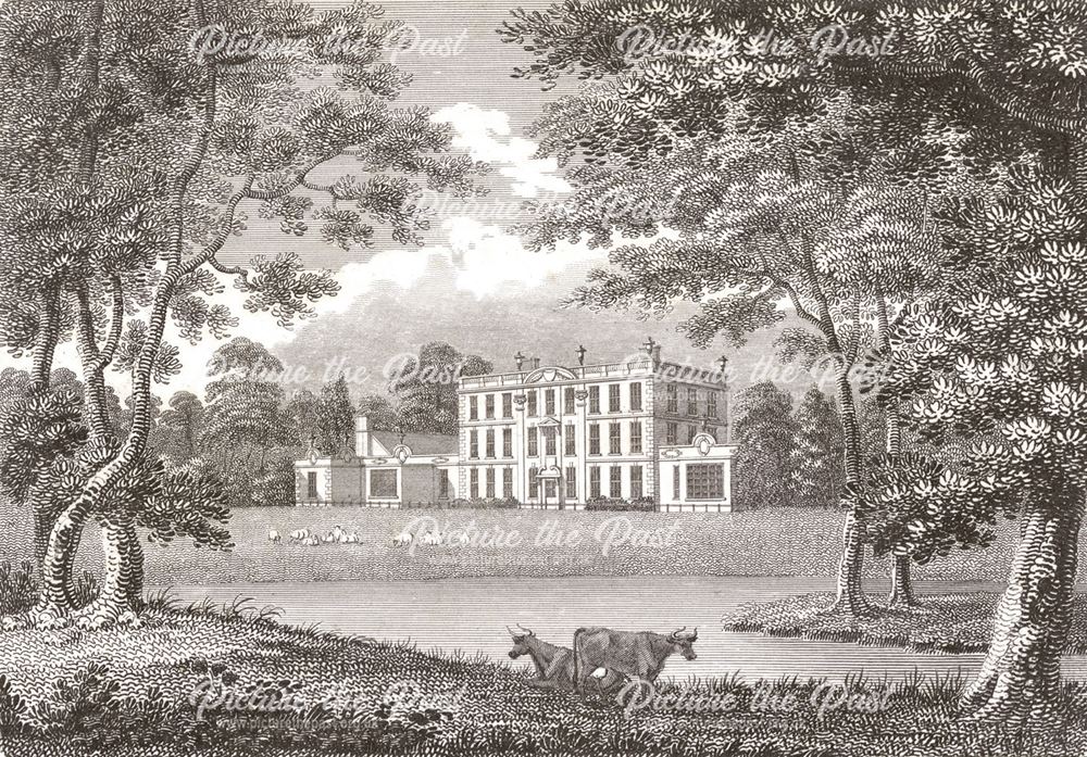 North Front of Osmaston Hall, Osmaston Park, Osmaston, 1806