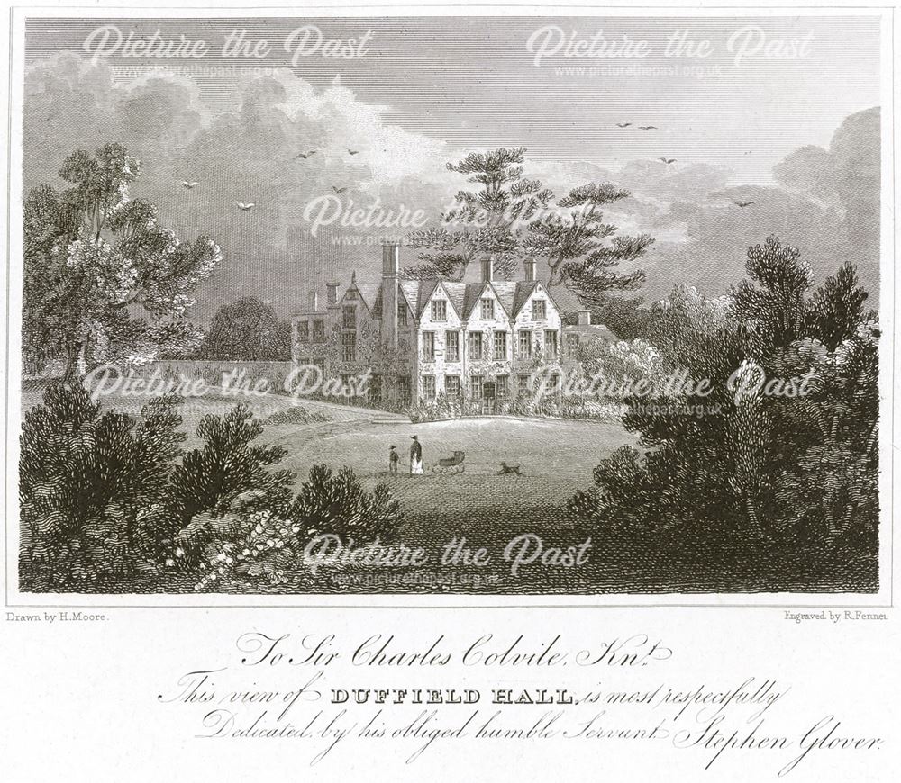 Duffield Hall, Derby Road, c 1829-47