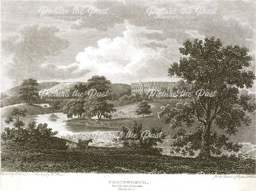 View of the Chatsworth Estate, c 1800?