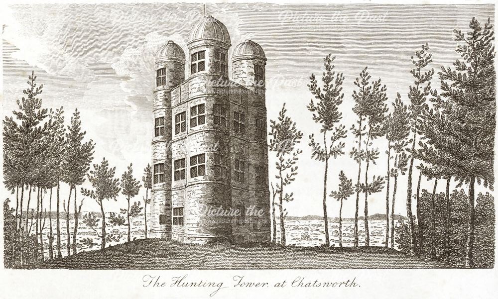 Hunting Tower, Chatsworth Estate, c 1825?