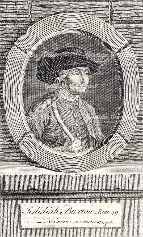 Jedidiah (Jedediah) Buxton (1707-1772) aged 49, Elmton, near Bolsover, c 1756