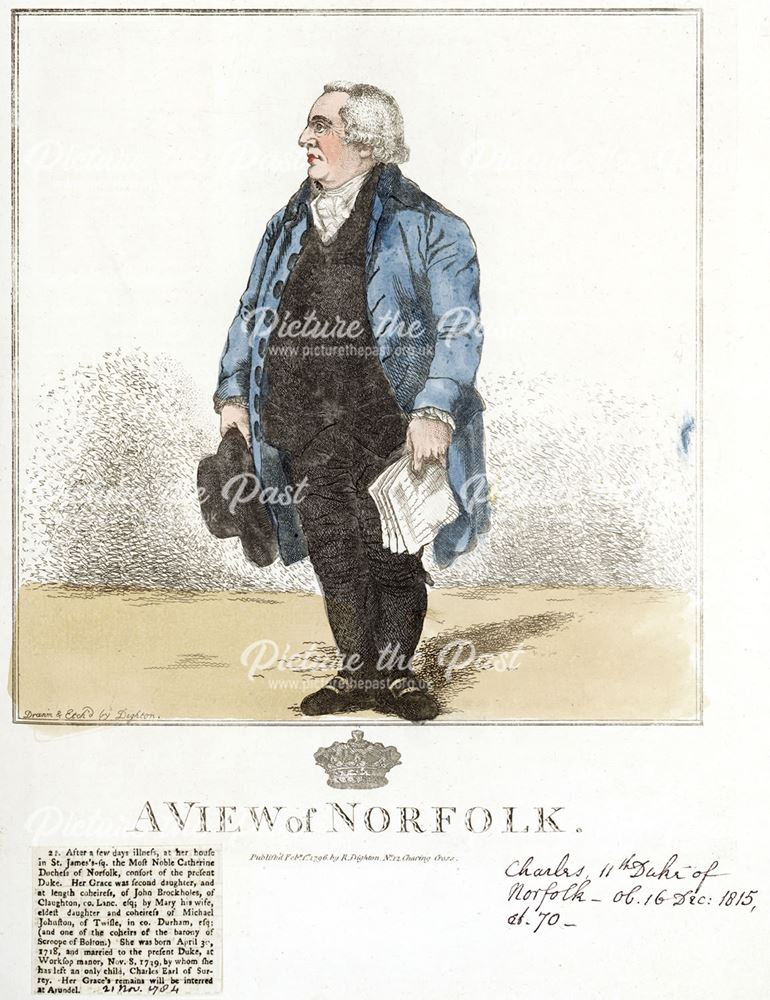 Charles Howard, 11th Duke of Norfolk (1746-1815), 1796