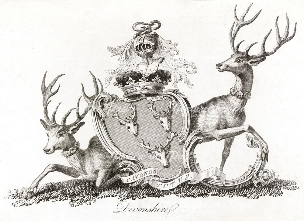 Duke of Devonshire Coat of Arms, c 1700s