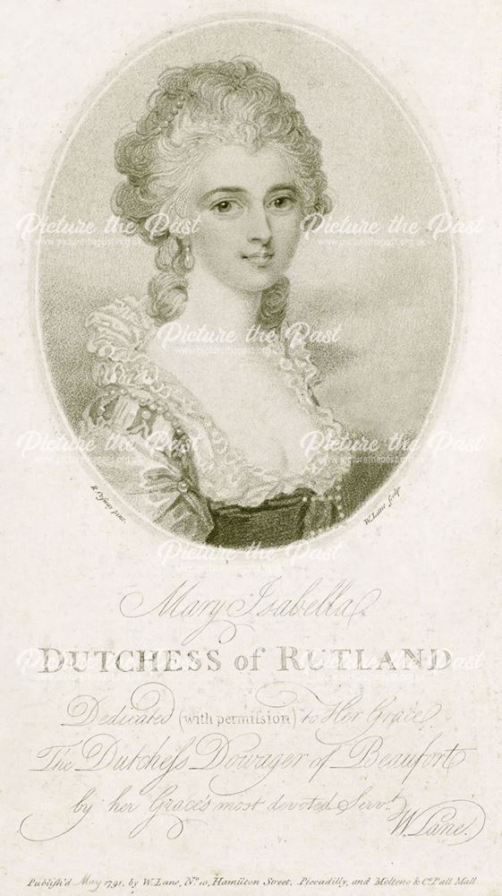 Mary Isabella Manners (nee Somerset), Wife of 4th Duke of Rutland (1756-1831), c 1791