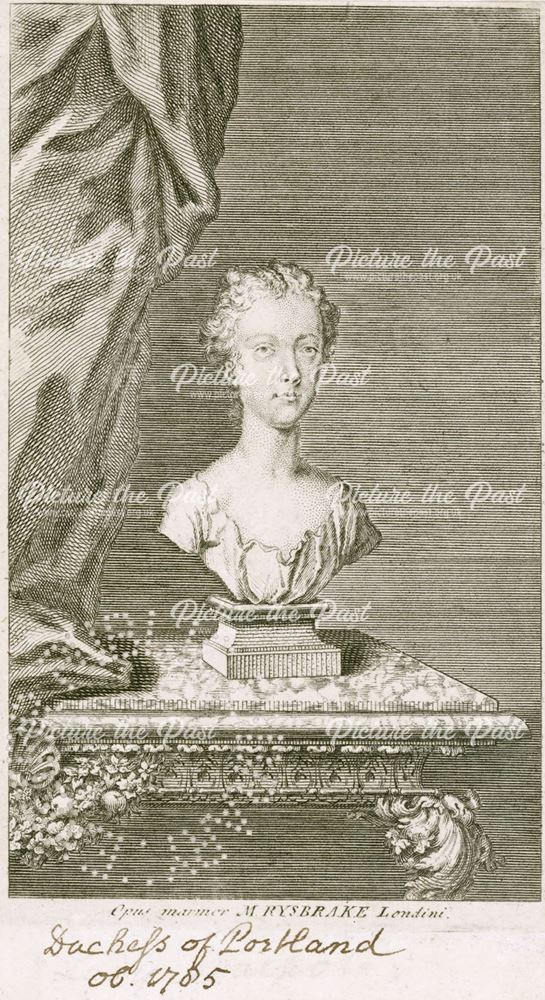 Bust Margaret Cavendish Bentinck, Duchess of Portland (1715-1785), 1727