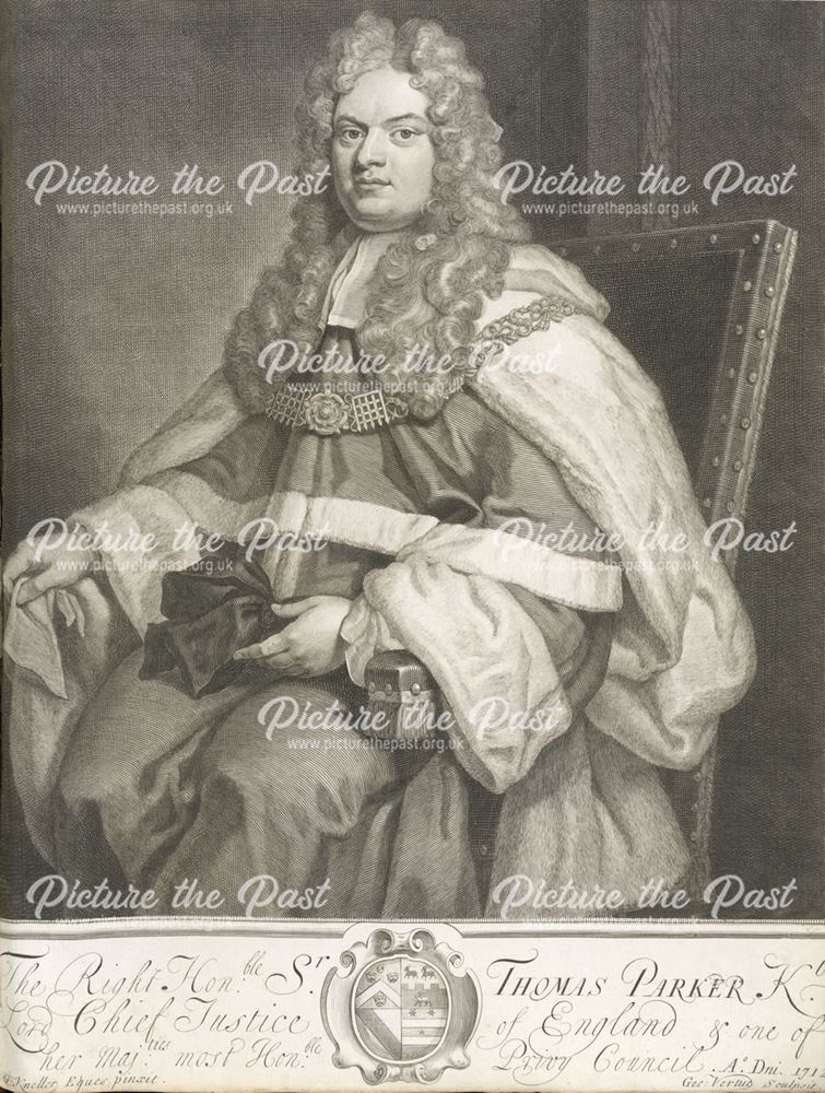 Right Hon Thomas Parker, 1st Earl of Macclesfield, Norton Lees, (1667û1732), 1712