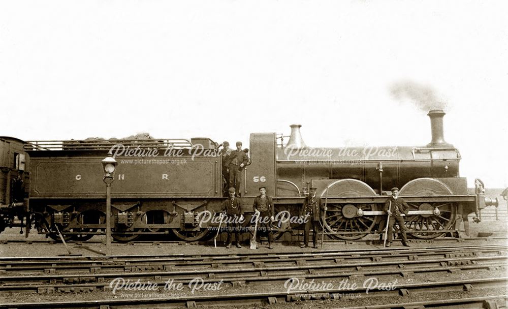 GNR locomotive No 56 and workers