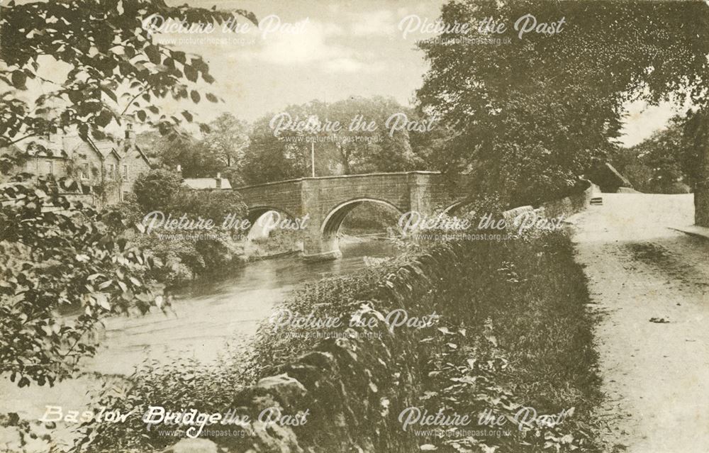Baslow Bridge on the River Derwent, Baslow, c 1910s?