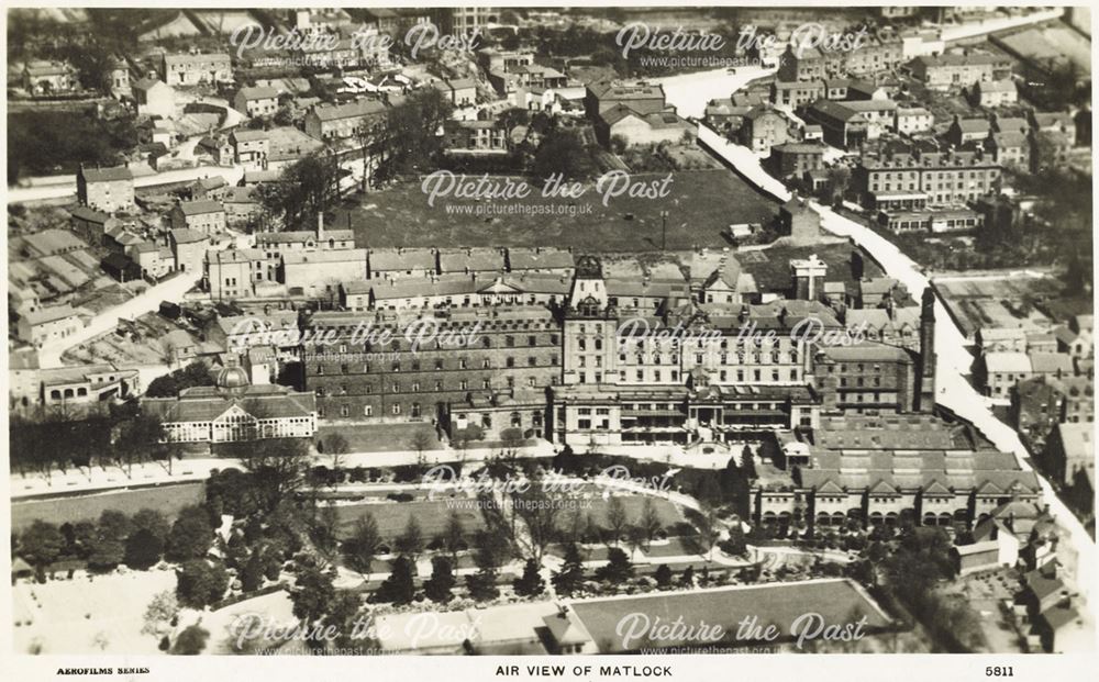 Aerial view of Matlock, c 1900-20?