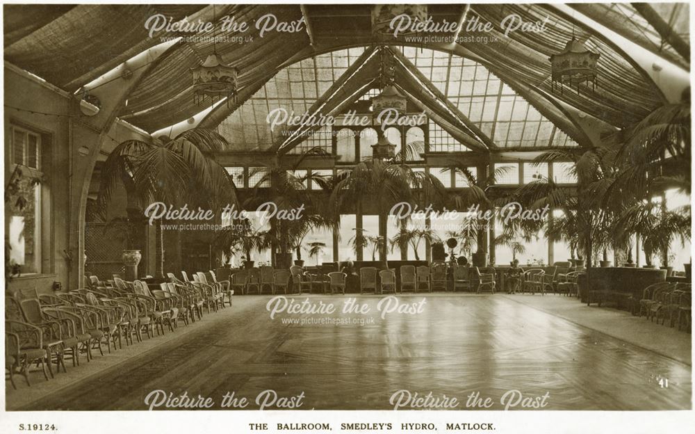 The Ballroom or Winter Garden, Smedley's Hydro, Smedley Street, Matlock, c 1900