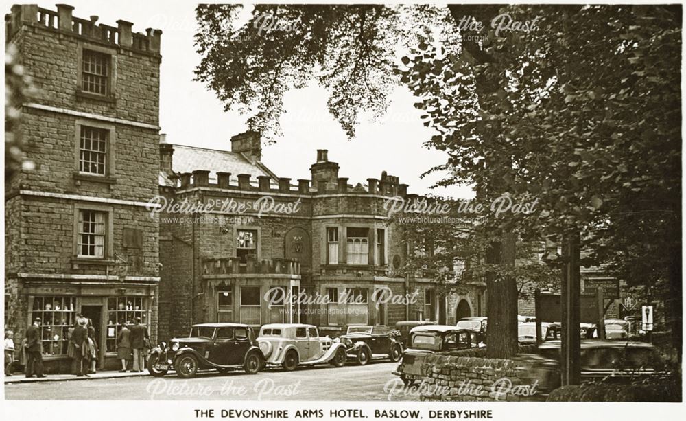 The Devonshire Arms Hotel, Goose Green, Nether End, Baslow, c 1930?