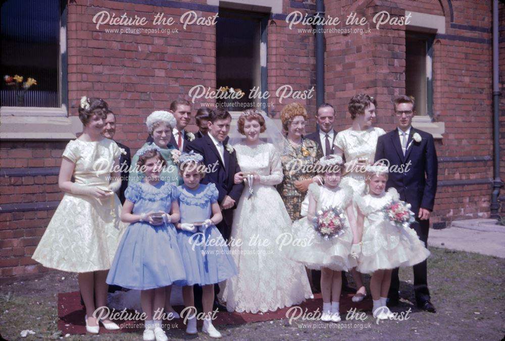 Wedding, Baptist Church, Forest Street, Kirkby in Ashfield, 1963