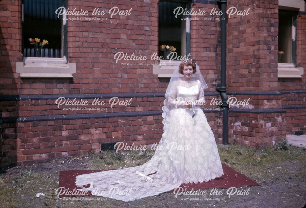 Wedding, Baptist Church, Forest Street, Kirkby in Ashfield, 1963