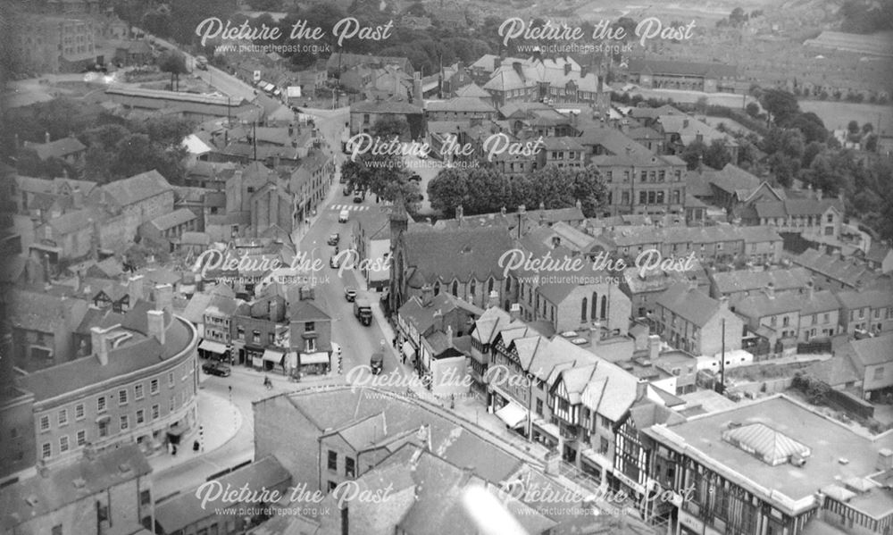 Holywell Cross from St. Mary's Church, Chesterfield, 1952